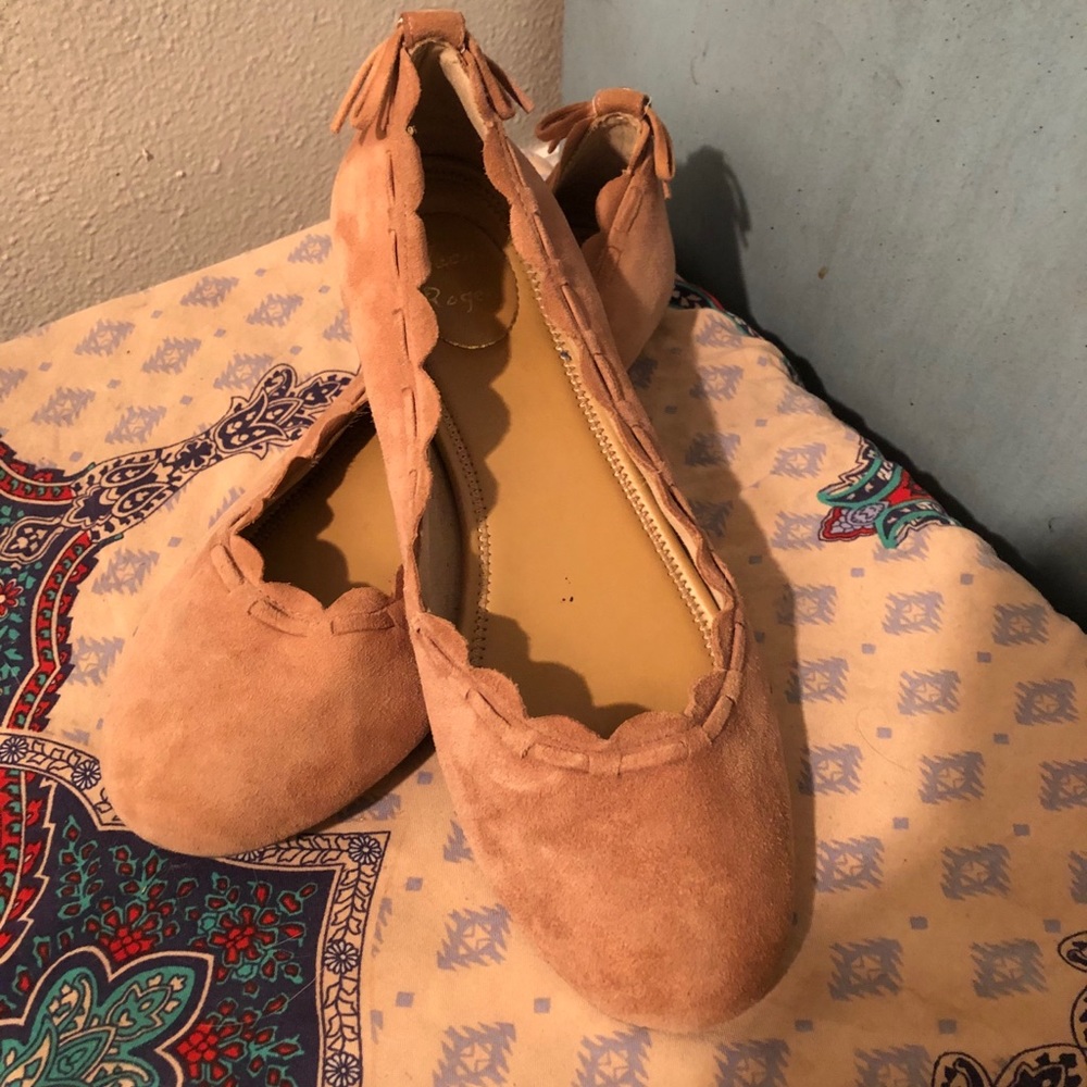 Champagne Jack Rogers ballet flats